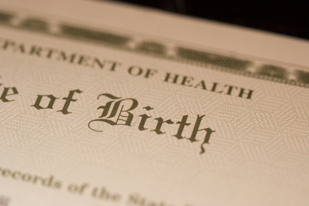 Replacement Birth Certificate
